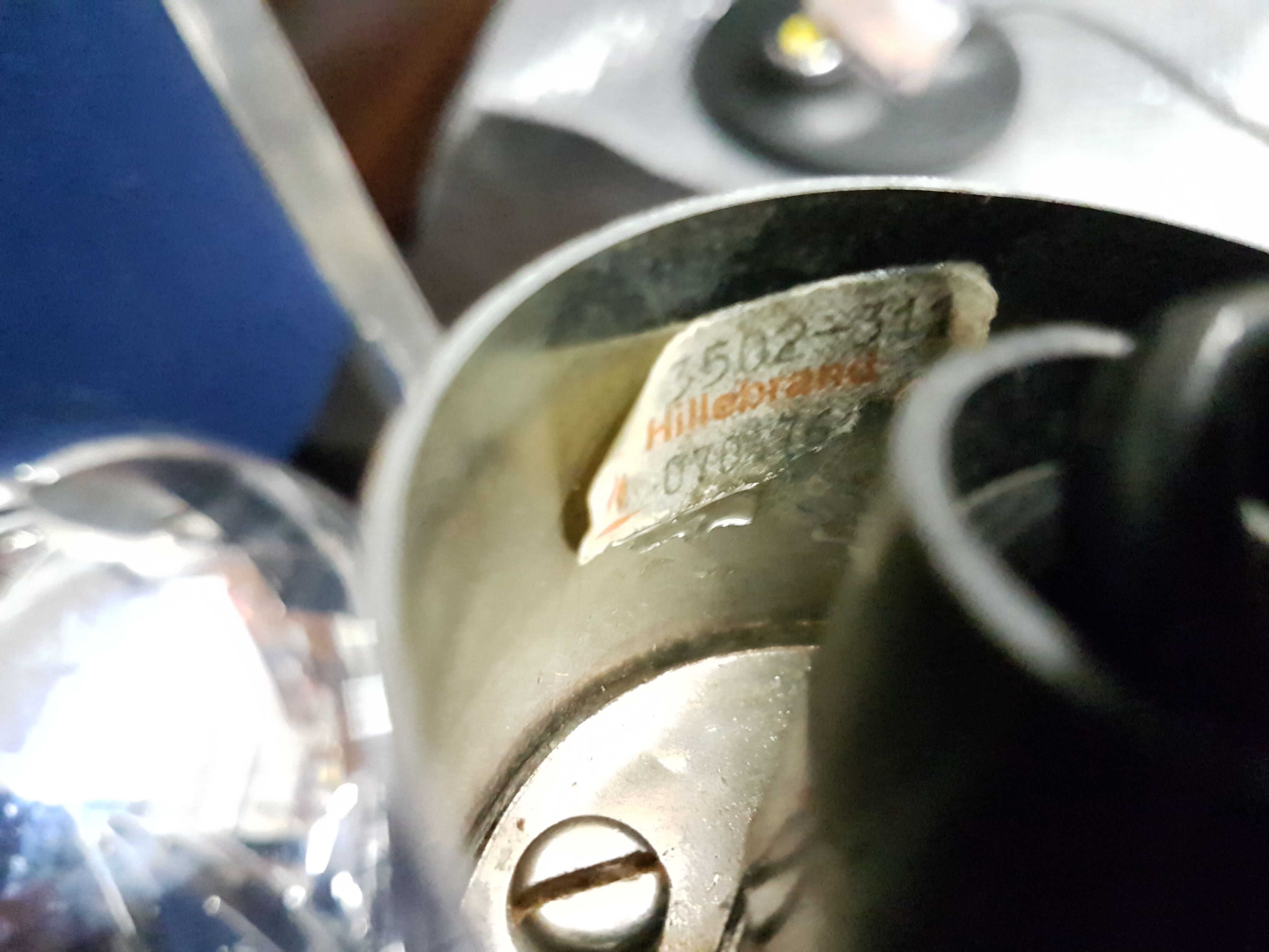 70s Egon Hillbrand design ceiling lamp