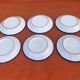 6 earthenware dessert plates
