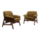 Pair 849 armchairs Gianfranco Frattini for Cassina Meda 1950s