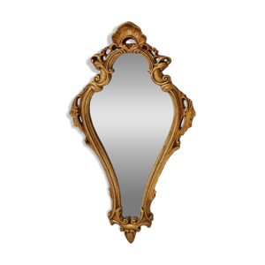 miroir à crête doré - baroque