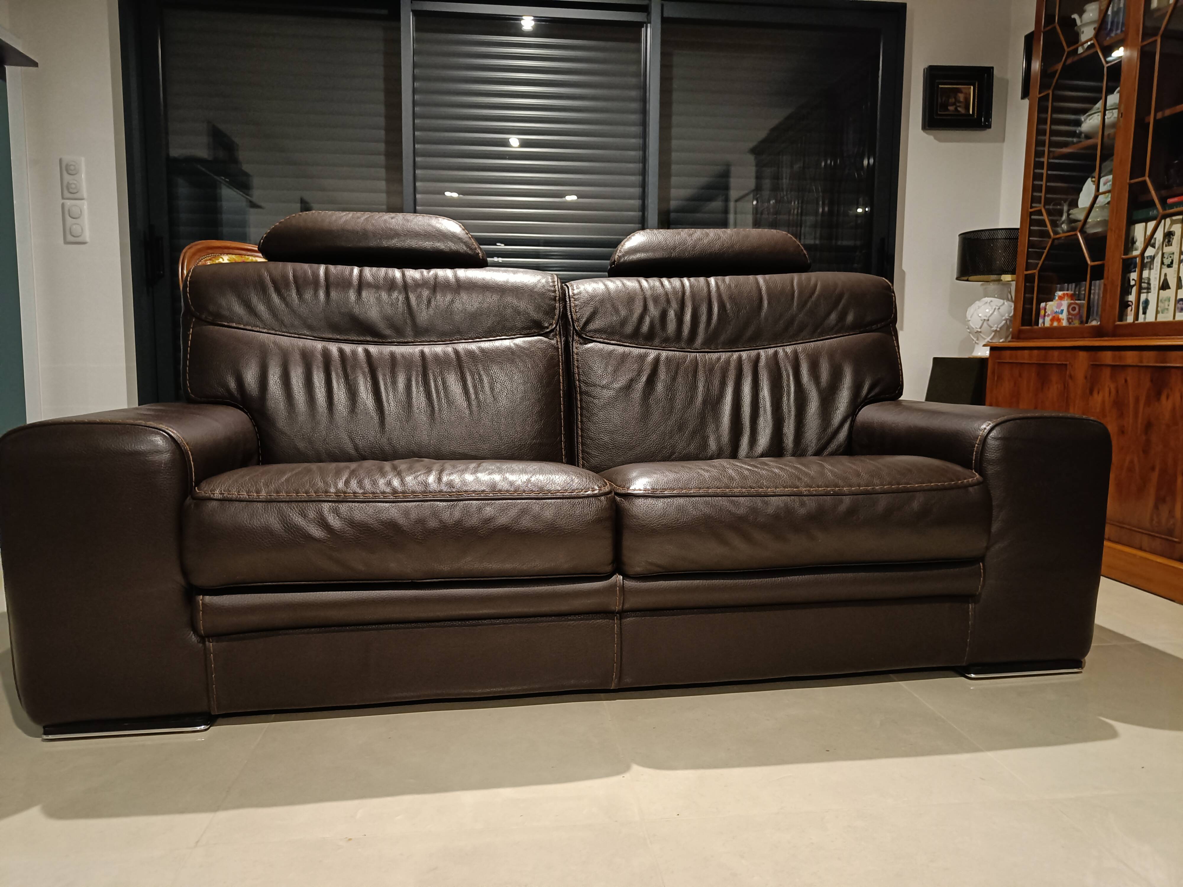 Leather sofa