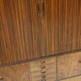 Xxl vintage rosewood sideboard / highboard made in the 60s