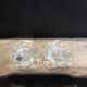 Vintage glass flower candle holders Arabia Finland