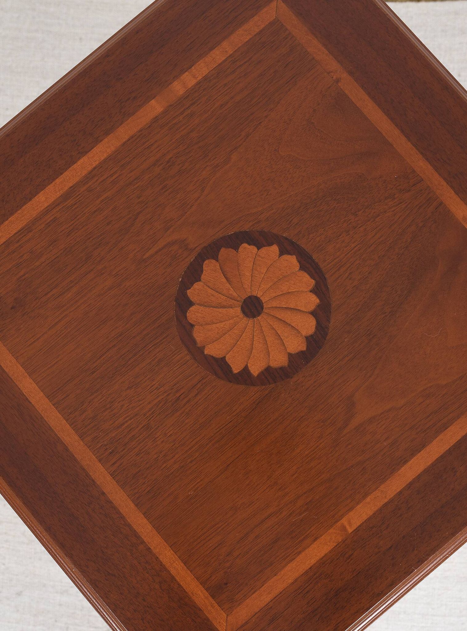 Revolving bookcase, rotating furniture (book mill), mahogany, three floors.