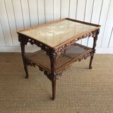 Art Nouveau service table in the style of Majorelle.