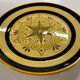 Ceramic plate HB Quimper with Breton decoration