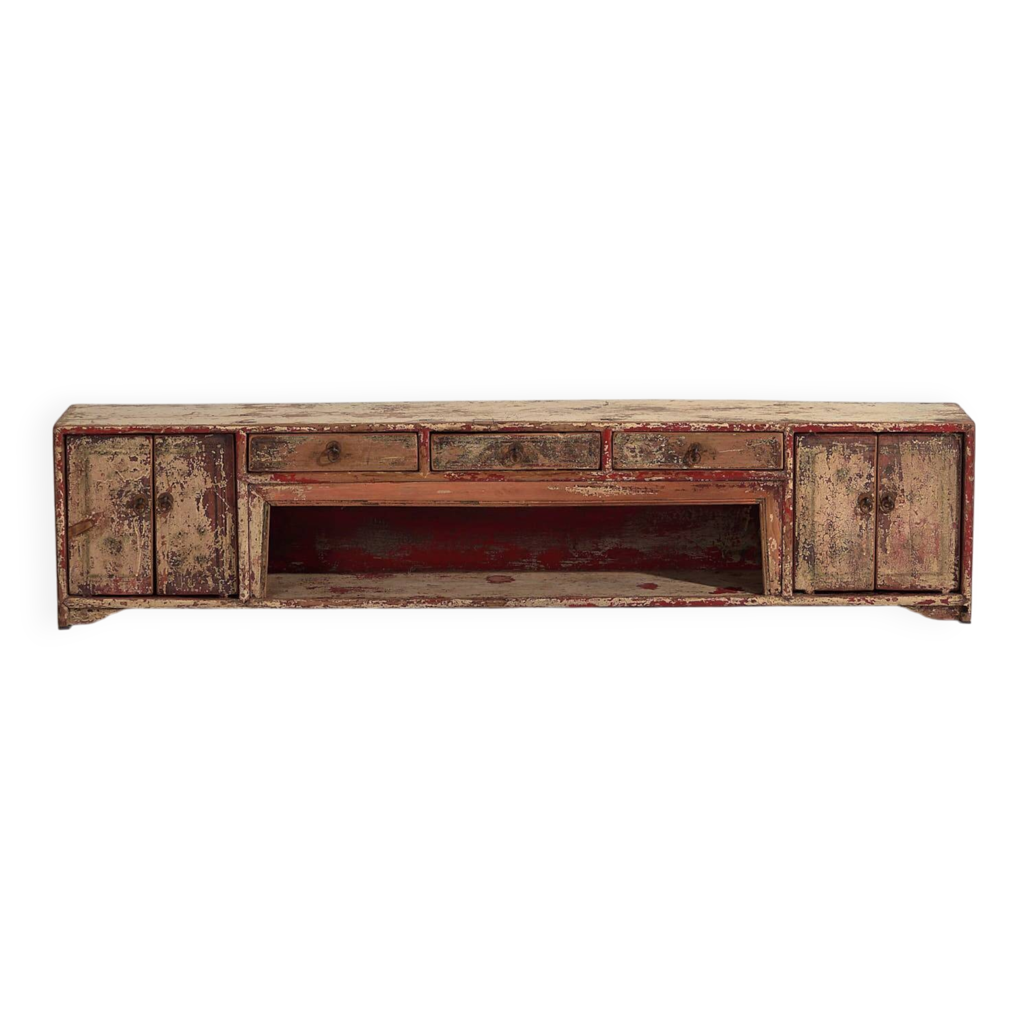Antique Wabi Sabi Style TV Cabinet (c.1900)