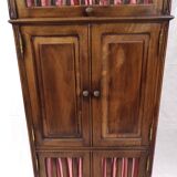 Former radio and music locker furniture