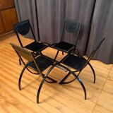 Set of four Sinus chairs by Karl Friedrich Förster, KFF, Germany, 1980s