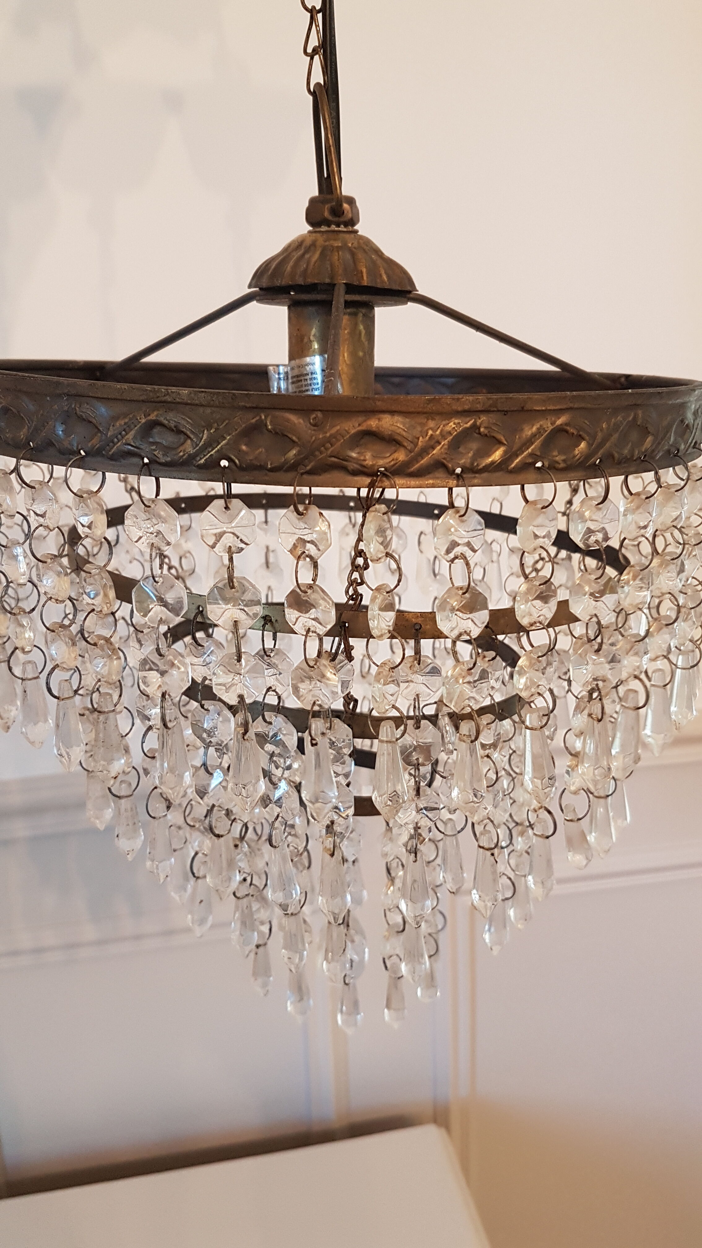 Chandelier with tassels