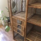 Meuble en rotin