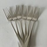 6 forks and 6 spoons - Silver metal