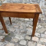 Desk XIXth cherry and solid walnut