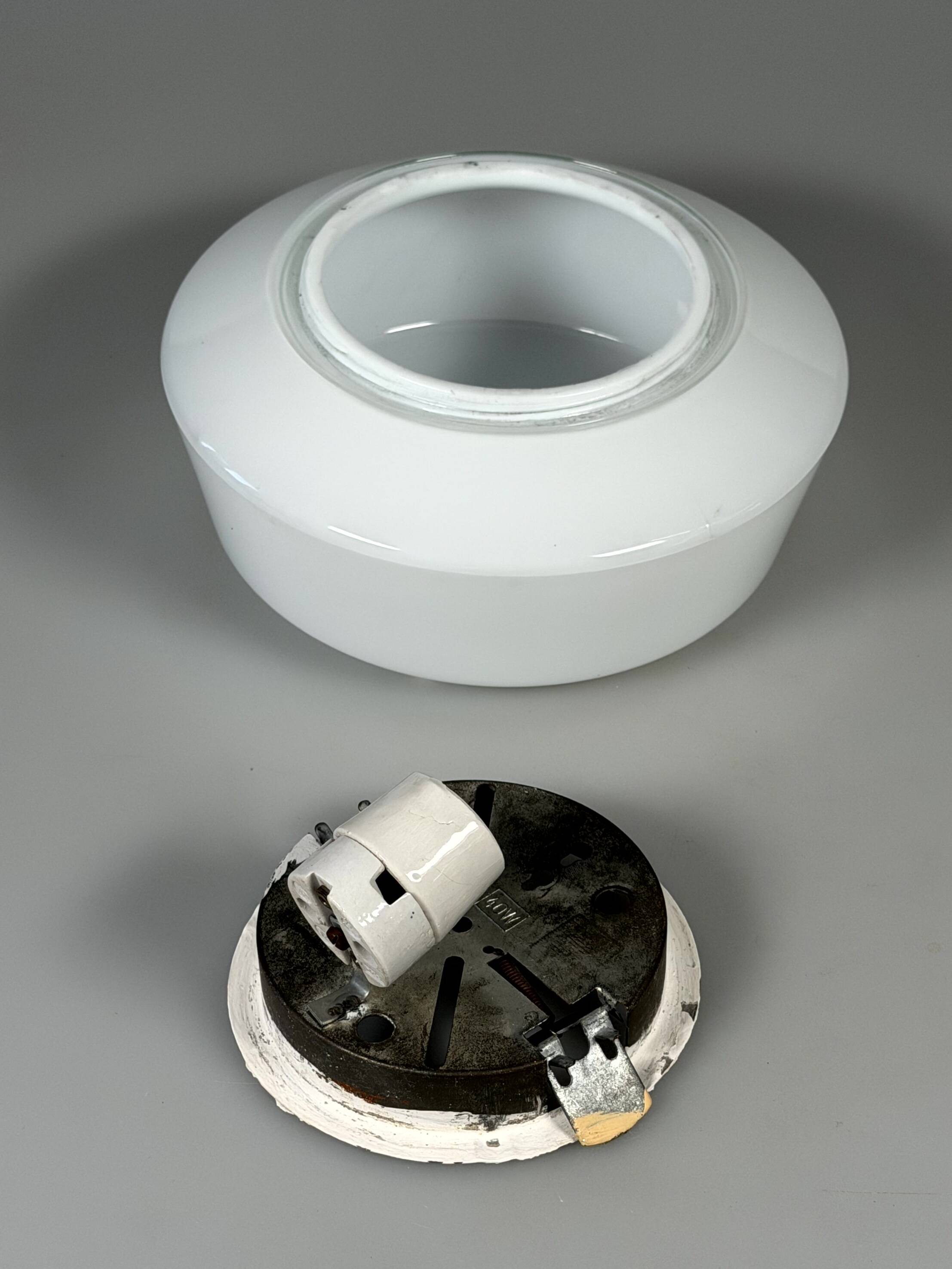 1950s 1960s Ceiling Light Flush Mount from RZB Leuchten Germany Mid Century