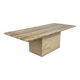 Vintage Italian Travertine Coffee Table, 1970s