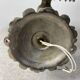 Art Deco style fish wall light in silver metal