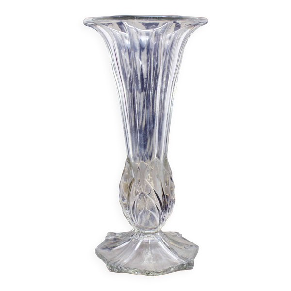 Vase Art Deco en verre