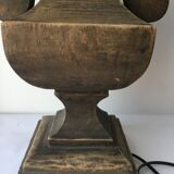 Wooden lamp foot