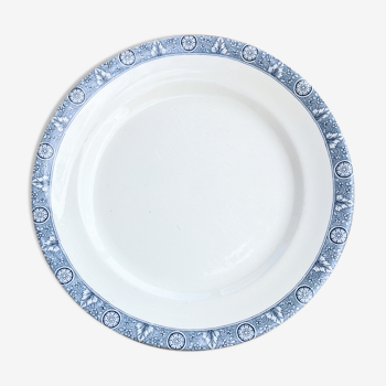 Plat assiette de service Terre de fer Salins