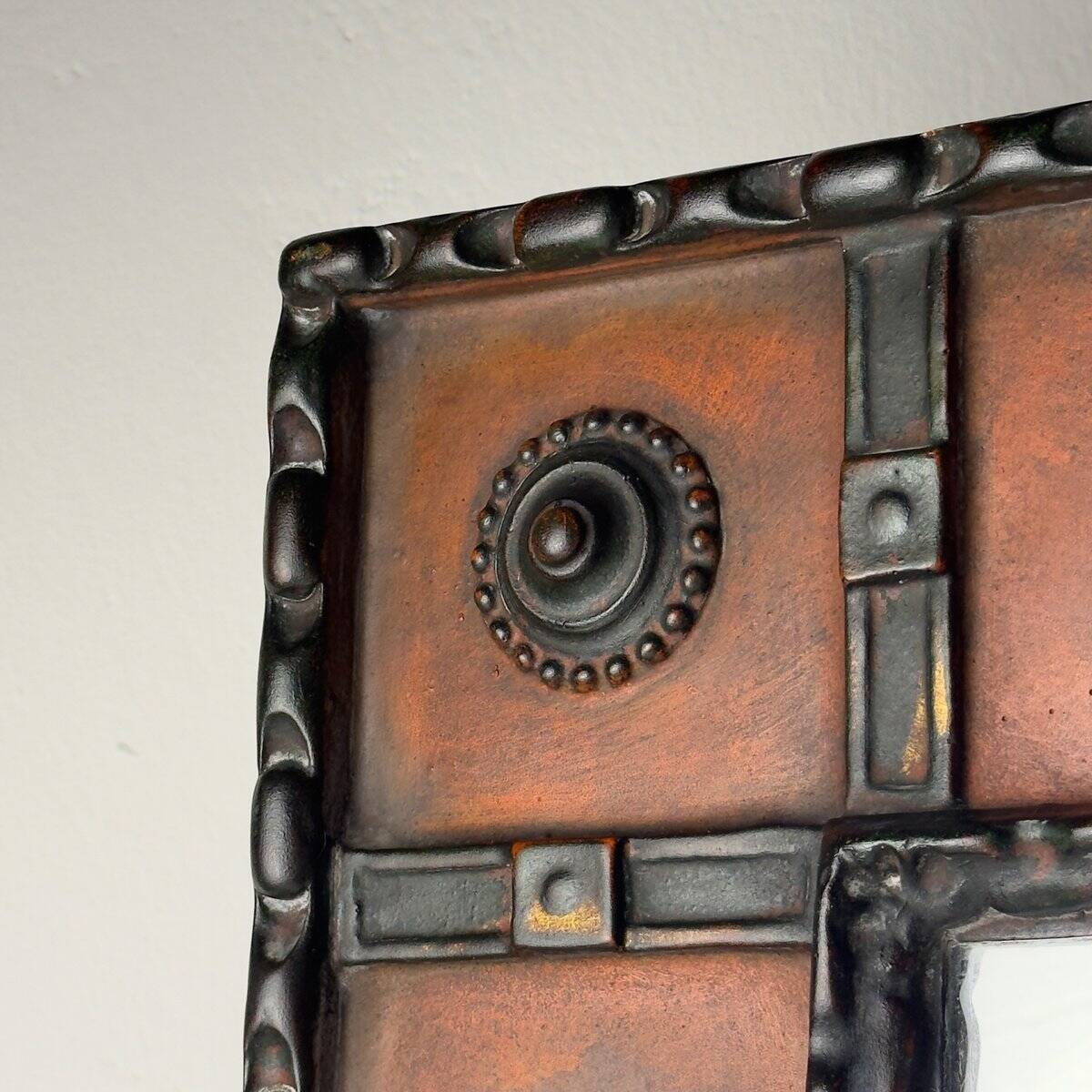 Vintage wall mirror by Palladio, Italy, 1960s