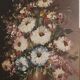 Painting still life bouquet of flowers