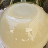 Murano vase in vintage cream glass 30 cm