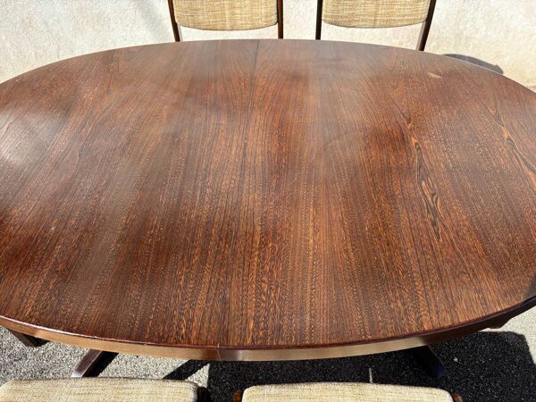 Ensemble table et 6 chaises Baumann