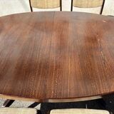 Baumann table and 6 chairs set