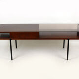 Glass top coffee table, 1970s