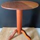Wooden pedestal table