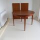Table ronde extensible en teck
