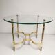 Table basse de salon vintage hollywood regency années 50-60