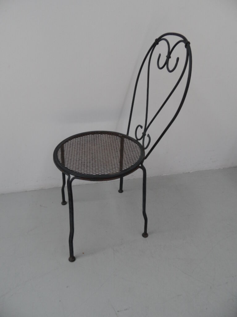 Vintage metal garden chairs