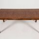 Vintage italian burl wood dining table from gdm, 1980’s
