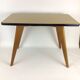 Table basse en formica pieds compas vintage 60