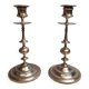 Pair of antique brass candlesticks – Classic and timeless elegance