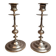 Pair of antique brass candlesticks – Classic and timeless elegance