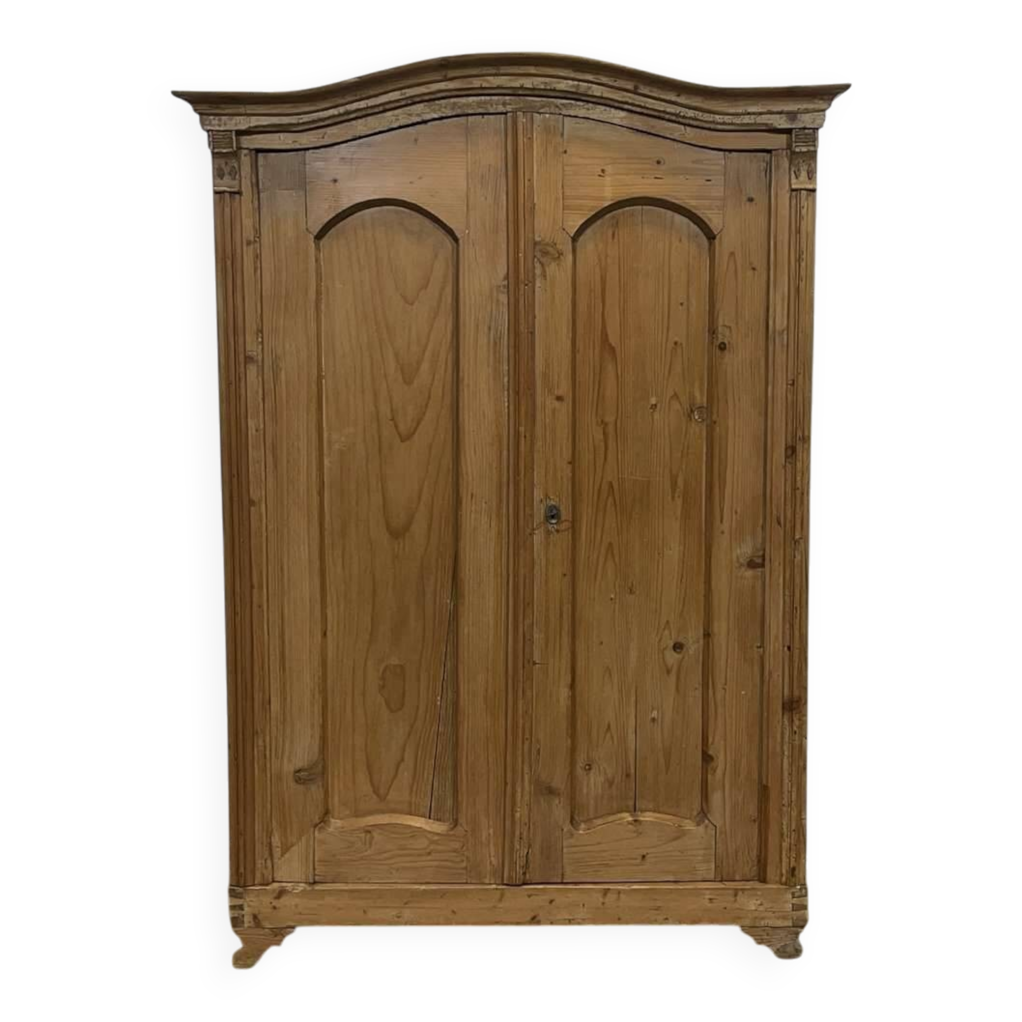 Alsatian fir wardrobe from the late 19th century - Dismantlable