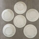 6 earthenware soup plates