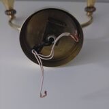 Suite of 3 Art Deco wall lights attributed to Gilbert Poillerat