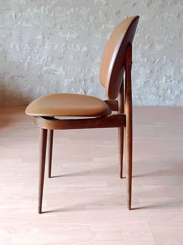 4 Baumann chairs model Pégase, 1960