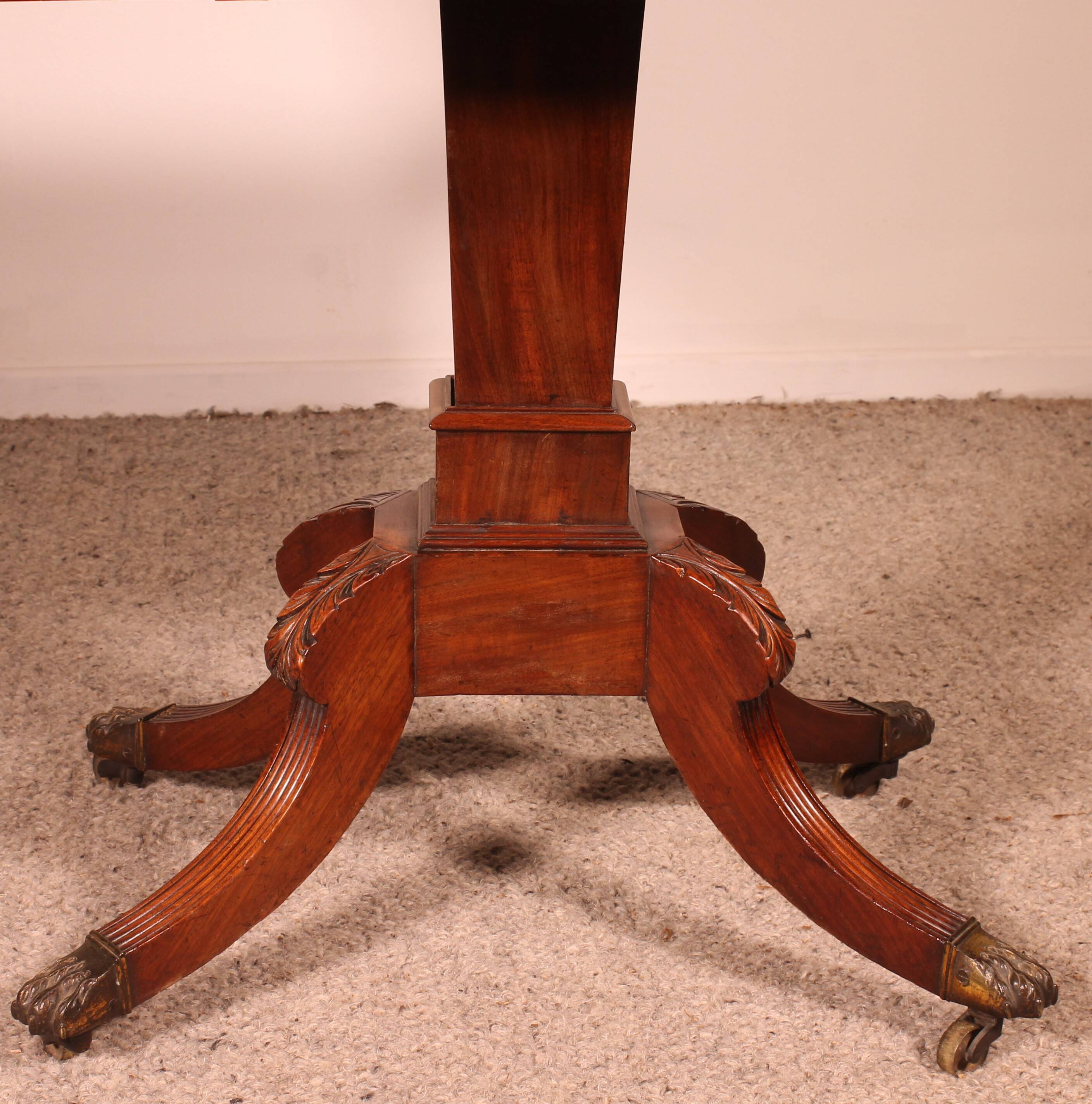 Regency Period Mahogany Game Table or Console