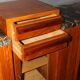 Art Deco mahogany enfilade, attributed to André Sornay around 1930.