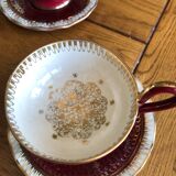 Cup and saucer signed a.dressinval