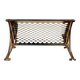Old brass train luggage rack