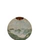 Pierre Devie, Mid-century modern green ceramic solifleur vase, France 1980