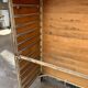 Old furniture by trade bakery bread trolley cabinet iron and wood