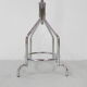Standing chrome-plated Tubax coat rack
