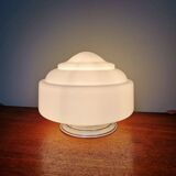 Plafonnier Art Déco en opaline blanche, années 1920-30