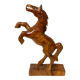 Cheval cabré en bois